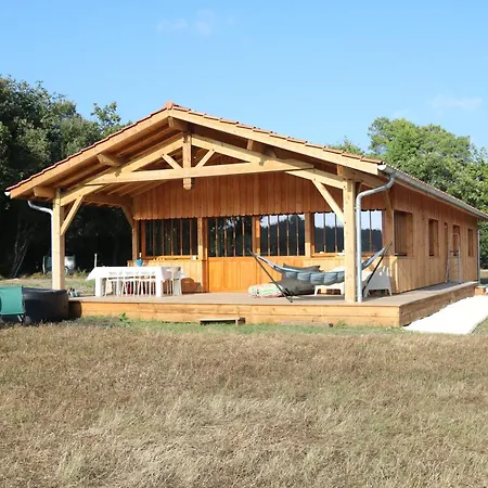 Maison Bois Lesbats Mézos