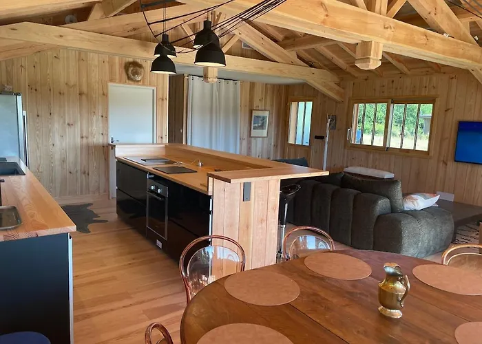 Maison Bois Lesbats * Mézos