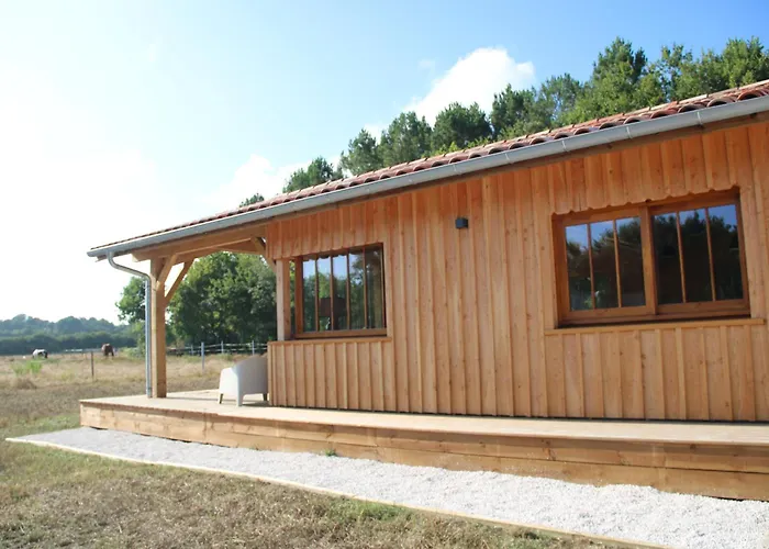 Semesterbostad Maison Bois Lesbats Mézos